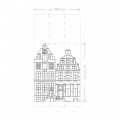 A5500190 02 estahome-amsterdamse-grachtenhuisjes_behang-zwart-wit-tekening Tangara groothandel voor de kinderopvang